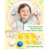 Yetonamr Easter Egg Toys for 1 2 3 Years Old Babies Boys Girls Kids, Toddler Easter Basket Stuffers Prefilled Easter Eggs with Toys Inside Filled Infant Montessori Toys Gift Ages 1-3, 2-4, 3-5