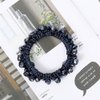 Xiwstar 4Pcs Crystal Hair Scrunchies Fashion Beaded Bracelet Hair Ties Hair Bands Ropes Ponytail Holder for Women Girls