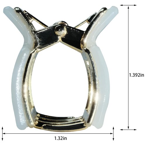 Ailiya Hair Claw Clips, French Hair Clips for Thick Hair Handmade, Girls Hair Claw Clips, Durable Styling Hair Accessories for Women, Strong Hold No Slip Grip for Women and Girls