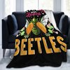 Just A Girl Who Loves Beetles Blanket Cute Beetle Decor Throw Blanket Gifts for Girls Boys Beetle Lover Super Warm Soft Plush Lightweight Fleece Flannel Bed Blanket for Kids Adults Men Women 50"X40"