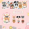 Dorgua Make-a-face Sticker Set, Make A Dogs Stickers for Kids Dog Lover, DIY Craft Stickers Face Stickers Decor, Make Your Own Dogs Animal Sticker for Party Supplies Gifts, 6 Designs 24 Sheets