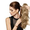 HairDo 18" Simply Curly Ponytail Color R14/88H GOLDEN WHEAT Hairpieces Claw Clip Pony Tru2Life Heat Friendly Beach Waves Synthetic