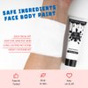 Bowitzki Face and Body Paint 2oz Cream Makeup 60ml Water Based Face Painting Special Effects For Adults Children Kids Halloween Christmas Party Stage Cosplay (White)