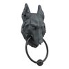 Wolf Moonlit Gargoyle Door Knocker Metal Ring Knocker Ball Sculpture
