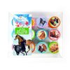 TINYMILLS 12 Pcs Horse Pony Western Stamp Kit for Kids Self Inking Stamps Gift Easter Basket Filler Teacher Stamp Set Rewards