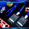 16 Pieces Blue Video Game VIP Pass Holder Tickets Set Video Game Party Favors Game Ticket Holder Gamer Party VIP Pass Lanyards for Game Themed Birthday Party Supplies