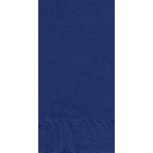 200 Navy Blue Dinner/Hand Towel Napkins Plain Solid Colors