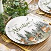 Whaline 72Pcs Let The Adventure Begin Party Supplies Baby Shower Plates Napkins Tableware Set Adventure Awaits Disposable Tableware For Baby Shower Birthday Adventure Party Table Decor Serve 24