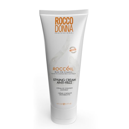 Rocco Donna Smoothing Anti-Frizz Styling Cream | Controls Hair Texture and Volume | for All Hair types | 6 oz