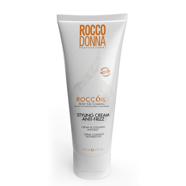 Rocco Donna Smoothing Anti-Frizz Styling Cream | Controls Hair Texture and Volume | for All Hair types | 6 oz