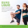 DAVINCI Labs D3/K2 Liquid - Liquid Vitamin D & Vitamin K Supplement for Bone Health, Heart Support & Calcium Absorption* - 30mL (30 Servings)