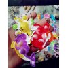 Bulk 25 Packs Ocean Animal Fidget Mini pop Keychain Rainbow Sensory Push Toy for Friend Birthday Summer Party Favors and Holiday Children Kids Students Small Prize Gift