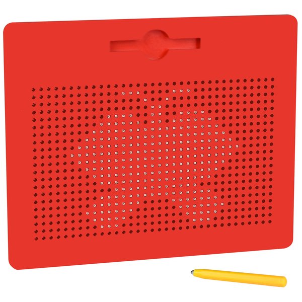 MAGBLOCK Magnetic Drawing Board for Toddlers 3+ Gifts for Boys Girls, Portable Writing Pad & Educational Toy for Kids' Road Trips & Airplane Travel Activities (12.4in x 10in)