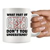 What Part of Don't You Understand Hockey Player Gifts Funny Sarcastic Coach Gifts For Hockey Ceramic Coffee Mug (White, 11 oz)