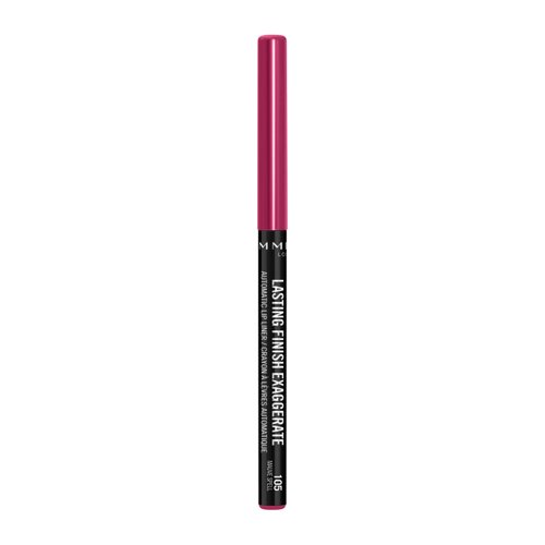 Rimmel Lasting Finish Exaggerate Automatic Lip Liner - Rich, Smooth Formula for Long Lasting Lip Looks - 105 Mauve Spell, .01oz