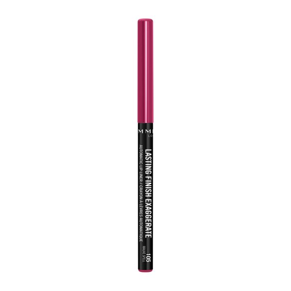 Rimmel Lasting Finish Exaggerate Automatic Lip Liner - Rich, Smooth Formula for Long Lasting Lip Looks - 105 Mauve Spell, .01oz