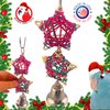 Bonka Bird Toys 960 Christmas Star Festive Xmas Vine Chew Parrot Cage Toy Conure, Cockatiel, Parakeet, and Similar Breed Sizes