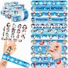48 Penguin 24PCS Tattoos Sticker 24PCS Slap Bracelets Perfect for Themed Birthday Party Favors Baby Showers or Classroom Rewards Ideal Decor and Gifts for Girls and Boys