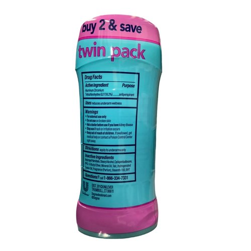 Degree Deodorant 2.6 Ounce Womens Sheer Powder Twin Pack (76ml) (3 Pack)