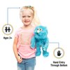 14" Blue Monster, Hand Puppet