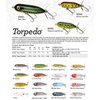 Heddon Torpedo Prop-Bait Topwater Fishing Lure with Spinner Action, Black Shore Minnow, Tiny Torpedo (1/4 oz)