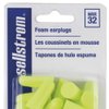 Sellstrom Disposable Uncorded Foam Ear Plugs, 32dB NRR, Hi-Viz Green (Pack of 10), S23414