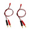 OliYin 4mm 4.0mm Male Banana Plug Connector Charge Lead to JST 20awg Soft Silicon Charging Cable Wire 30cm 11.8inch Lipo Parts for RC(pack of 2)