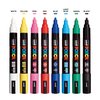 8 Posca Paint Markers, 5M Medium Markers with Reversible Tips, Marker Set of Acrylic Paint Pens | Posca Pens for Art Supplies, Fabric Paint, Fabric Markers, Paint Pen, Art Markers
