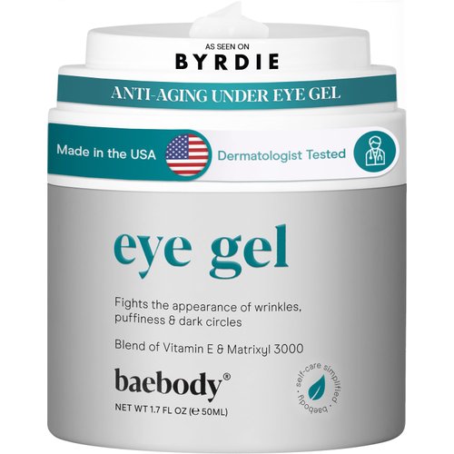 Baebody Eye Gel, Advanced Cooling Under Eye Cream For Dark Circles - Eye Cream for Puffiness and Bags under Eyes - Eye Cream Anti Aging & Hydrating, Beauty Gifts for Women