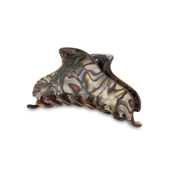 Allure Isabelle Handmade French Jaw Clip for Thick or Thin Hair - Onyx