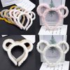 Women Mouse Bear Ears Headband Winter Thick Plush Hair Hoop Round Ear Hairband Makeup Bandana Hair Accessories for Cosplay Party Supplies