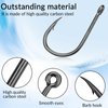 QualyQualy 500-1000pcs Carbon Steel Fishing Hooks W/Portable Plastic Box, Assorted Small Fishing Hooks Set for Freshwater/Seawater