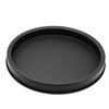 Elegant Black Round Serving Tray - Modern Farmhouse Home Decorations, Multipurpose Ottoman Tray, Perfect for Coffee Table Centerpieces