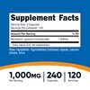 Nutricost Monolaurin 1000 mg (120 Servings, 240 Capsules) - Gluten-Free, Non GMO, Vegan
