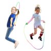 10 pcs Rainbow Jump Rope Set Durable Nylon Skipping Ropes,Safty Vibrant Jumping Ropes for Girls or Boys Physical Education Skipping Rope(7.2 Feet)