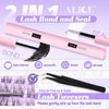 ALICE Cluster Eyelash Extension Kit Natural Wispy Lash Clusters Kit Lash Extension Kit Clear Band 168pcs C Curl 11-13mm Individual Lashes with Lash Glue Bond and Seal Self Application at Home