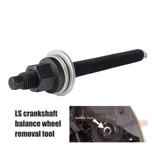 3mirrors Upgraded LS Harmonic Balancer Installer Crank Pulley Install Tool w/Lifting Hook Compatible with GM Chevy 1997-Up LS1 LS2 LS3 LS4 LSX LSA LS6 LQ4 LQ9 V8 Engine Pulley Installation Tool