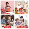 69pcs Play Kitchen Accessories Set,Kids Pots and Pans Playset,Play Food for Kids Kitchen Pretend Cooking Toys Set with Plastic Pressure Pots, Pans, Cooking Utensils for Toddlers Girls Boys Ages 4-8