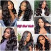 Siji Mei Body Wave Lace Front Wigs Human Hair for Black Women 4x4 Lace Closure Wigs Human Hair Pre Plucked 180% Density Brazilian Glueless Wigs Human Hair 30 Inch