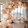 130PCS Nude Balloons Different Sizes 18" 12" 10" 5" Balloon Garland Arch Kit perfect for Birthday Party, Graduation, Baby Shower, Wedding, Holiday Decoration and Anniversary (Nude Balloons)