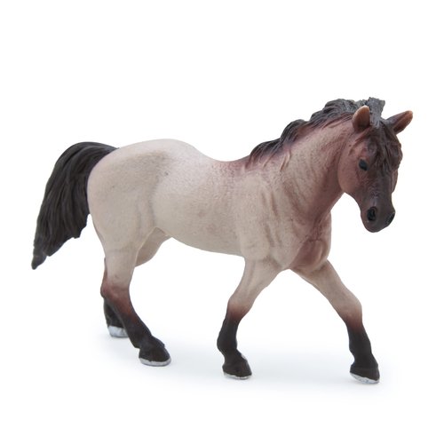 MODEBESO® Realistic Animal Figures Playset,Horse Figurines,Hand Painting Horse Figures,Educational Toy,Cake Toppers Christmas Birthday Gift for Kids Todllers (Quarter Stallion)