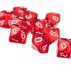 Yiotfandoll 60PCS Polyhedral Dice D10 Dice Game Dice for RPG MTG DND Dice Table Games Board Game (Color 1)