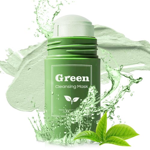 PAINISTIC Green Tea Clay Face Mask - Green Tea Skin Care for Removes Blackheads Mask, Pore Cleansing Green Tea Clay Skin Mask, Deep Cleanse Mask for All Skin Types (1 PCS)