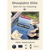 SHEEPSKIN ELITE Chamois Drying Cloth Car Drying Towel Real Leather Super Absorbent Fast Drying Natural Chamois Car Wash Cloth Accessory (2.5 sq. ft.)
