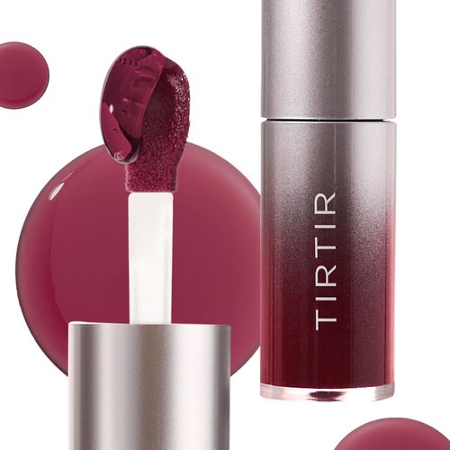 TIRTIR My Glow Holiday Edition | Black Honey Lip Oil, Pearl Glitter for lip and eye, Cushion foundation puff, Limited Holiday Lip Oil Set for Makeup, Holiday Present, Set of 3