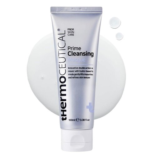 tHermoCEUTICAL Prime Cleansing Masque - Hydro Boost Lightweight Facial Cleanser, All-in-one Makeup Remover & Gentle Face Wash Gel for Sensitive Skin, 3.38 fl.oz