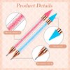 Tatuo 10 Pcs Diamond Painting Pen with Wax Tip Dual Ended Diamond Art Pens Tools Nail Rhinestone Picker Nail Gem Tool for Manicure Nail Art DIY Decoration and 5D DIY Painting Crafts