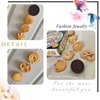 Sttiafay 7Pack Side Hair Clips for Styling Salon Simulation Cookies Pattern Fun Hair Barrettes Cartoon Hairpins Hair Accessories for Women Girls