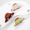 Cute Dinosaur Hair Clip,Acetate Claw Clips,Hair Clips for Women,Pink