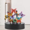 Magnetic Sculpture, Magnetic Desk Toy, Magnetic Art Sculptures, Desk Model Decoration Toy Storage for Teens(Butterfly)